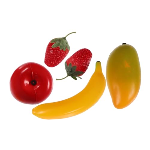 HANABASS 1 Satz Teiliges von Früchte Förmigen Musikinstrumenten für Bananen Shaker Leicht und Tragbar Fördert Rhythmusgefühl und Musikalität aus Hochwertigem Material für Frühkindliche von HANABASS