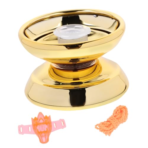 HANABASS 1 Satz Yo-Yos für Anfänger Jo-Jo-Ball Jo-Jo-Bälle Toys spielsachen für spielwaren yoyo Buggy lustige Jo-Jo Jo-Jo-Bälle aus Metall Legierung Golden von HANABASS