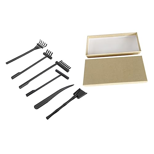 HANABASS 1 Satz Zen-sandrechen-Set Dekoratives Rechendekor Zen-Garten-Set Mini-rechen Für Zen-Garten Zen-gartensand Zen-gartenrechen Rechen Für Die Gartenarbeit Klein Mit Black Plastik HANABASS 1 Satz Zen-sandrechen-Set Dekoratives Rechendekor Zen-Garten-Set Mini-rechen Für Zen-Garten Zen-gartensand Zen-gartenrechen Rechen Für Die Gartenarbeit Klein Mit Black Plastik von HANABASS