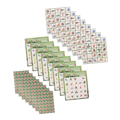 HANABASS 1 Satz -brettspiel Fußballparty Dekoration Tragbare Bingokarten Fußballpartyspiel Pappchips Bingo-Spielkarten Bingokarten Zum Spaß Fußball-brettspiel Partyschmuck Papier HANABASS 1 Satz -brettspiel Fußballparty Dekoration Tragbare Bingokarten Fußballpartyspiel Pappchips Bingo-Spielkarten Bingokarten Zum Spaß Fußball-brettspiel Partyschmuck Papier von HANABASS