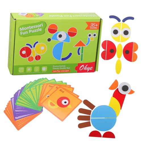 HANABASS 1 Satz geometrisches Rätsel Vorschulrätsel Puzzle Formen geformte Rätsel Für Mädchen Jungen im Alter von 1 bis 3 Jahren Form -Sortierspielzeug Kindergarten-Rätsel Schiene HANABASS 1 Satz geometrisches Rätsel Vorschulrätsel Puzzle Formen geformte Rätsel Für Mädchen Jungen im Alter von 1 bis 3 Jahren Form -Sortierspielzeug Kindergarten-Rätsel Schiene von HANABASS