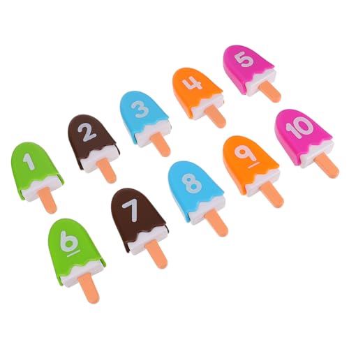 HANABASS 1 Satz passendes Toys spielsachen Farbenfrohes Lernspielzeug für Kleinkinder digitales Zahlenspielzeug Plastik von HANABASS
