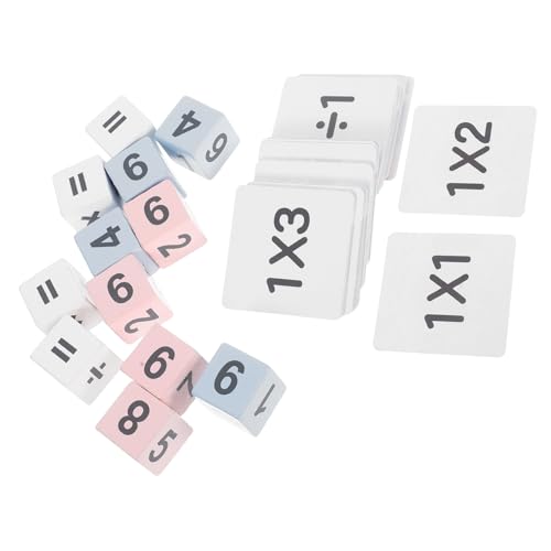 HANABASS 1 Set Algorithmus Bausteine Balance Mathematik Pädagogische Multiplikationsspiele Mathe Flash Karten Mathe Brettspiele Intelligenz Mathe Geschicklichkeitsspiel Mathe von HANABASS