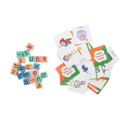 HANABASS 1 Set Englische Karten Rechtschreibwörter Pädagogische Lernkarten Alphabet Spiel Für Vorschul Lernspiel Alphabet Spiel Alphabet Blöcke Buchstabenspiel Stammwortkarten HANABASS 1 Set Englische Karten Rechtschreibwörter Pädagogische Lernkarten Alphabet Spiel Für Vorschul Lernspiel Alphabet Spiel Alphabet Blöcke Buchstabenspiel Stammwortkarten von HANABASS