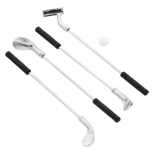 HANABASS 1 Set Mini Hauszubehör Mini Golfschläger Mit Ball Miniatur Sportspielzeug 112 Puppenhaus Miniatur Puppenhaus Mikrospielzeug Puppenhaus Golfschläger Ball Mini Mit Ball von HANABASS