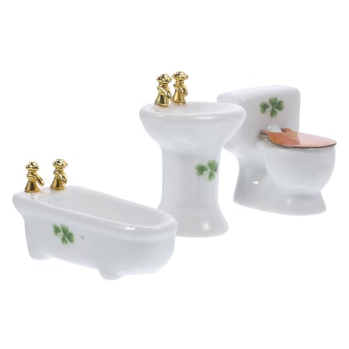 HANABASS 1 Set Mini Keramik Toilette Mini Duschraum Verzierungen Mini Toilette Keramikspielzeug Badezimmermöbel Miniatur Badezimmermodell Badezimmerdekor Miniatur Verzierung HANABASS 1 Set Mini Keramik Toilette Mini Duschraum Verzierungen Mini Toilette Keramikspielzeug Badezimmermöbel Miniatur Badezimmermodell Badezimmerdekor Miniatur Verzierung von HANABASS