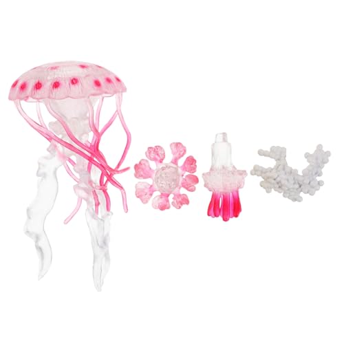 HANABASS 1 Set Quallen Ornamente Kinderspielzeug Zyklusspielzeug Für Meerestierfiguren Desktop Lebenszyklus Simulierte Tiermodelle Wissenschaftsbausatz Für Tiermodelle von HANABASS