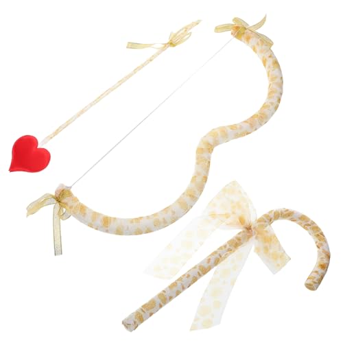 HANABASS 1 Set Set Mini Kostüm Requisite Valentinstag Kostüm Set Kleidungszubehör Bogen Bogen Herz Stirnband Gefälschter Kunststoff HANABASS 1 Set Set Mini Kostüm Requisite Valentinstag Kostüm Set Kleidungszubehör Bogen Bogen Herz Stirnband Gefälschter Kunststoff von HANABASS