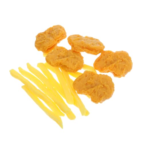HANABASS 1 Set Simulation Pommes Frites Modell Faux Pommes Frites Gefälschte Lebensmittel Anzeige Lebensmittel Requisite Kompakte Pommes Frites Modell Realistische Lebensmittel Dekorative von HANABASS