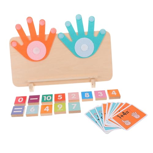 HANABASS 1 Set Vorschul-lernspielzeug Für Kleinkinder, Pädagogische Fingerzählblöcke Für Mathematik, Montessori-Spielzeug Für Den Heimschulbedarf von HANABASS