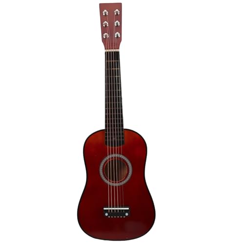 HANABASS 1 Stück 23 üben Gitarre Kindergitarren für Anfänger Gitarre akustisch kleine Gitarre Volksgitarre Gitarrenkinder Akustikgitarre für Holz Coffee Zufällige Farbe von HANABASS