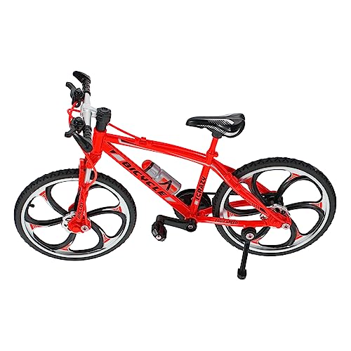HANABASS 1 Stück Finger Bike Tragbares Fingertip für Erwachsene für Geburtstagsfeiern und Fingerbewegungstraining Straßenrennrad Rotgeschenkbox von HANABASS