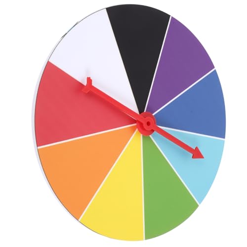 HANABASS 1 Stück Lotteriemaschine Geräteschieber Tisch- Sitz Draw Weihnachten deko plattenträger Preisrad zum Aufhängen an der Wand Partyversorgung PVC Colorful von HANABASS