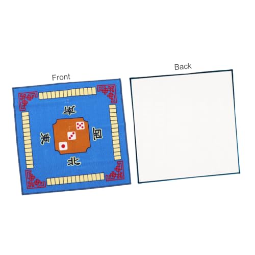 HANABASS 1 Stück Mahjong Tischdecke Blau Rutsch Spielmatte für Mahjong Poker Domino Hochwertige Matte für Brettspiele und Wohnraumgestaltung HANABASS 1 Stück Mahjong Tischdecke Blau Rutsch Spielmatte für Mahjong Poker Domino Hochwertige Matte für Brettspiele und Wohnraumgestaltung von HANABASS