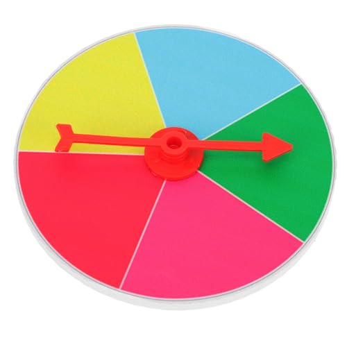 HANABASS 1 Stück Maschine Klicker Drehbar Rad Spiel Magnetisches Zappelspielzeug Schicksalsrad Mini- Spielrad Ziehen Zappelspielzeug Für Kette Tischrad Spiele Plastik von HANABASS
