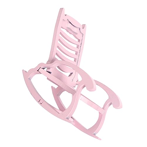 HANABASS 1 Stück Mini Puppenhaus Dekorationen Schreibtisch Ornament Mini Schaukelstuhl Puppenhaus Strandstuhl Kinderspielzeug Kinderspielzeug 112 Puppenhausstuhl Kinderzimmer von HANABASS