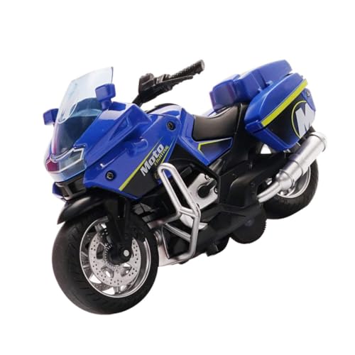 HANABASS 1 Stück Mini Sound Motorradspielzeug für Rückziehmotorrad mit Licht und Musik Interaktives Lernspielzeug aus Hochwertigem als für Geburtstage und Feiertage von HANABASS