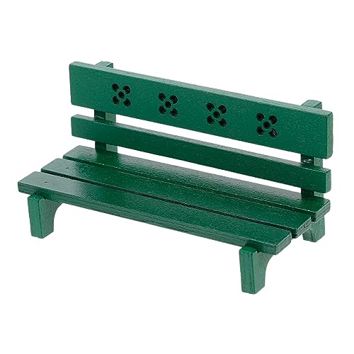 HANABASS 1 Stück Park -Bank -Ornamente Miniatur-Bank Puppenbank Klein Leben Bank Für Puppenhausmöbel, Terrassenmöbel Puppenmöbel Winzig Innenbank Stuhl Mini- Linde Green HANABASS 1 Stück Park -Bank -Ornamente Miniatur-Bank Puppenbank Klein Leben Bank Für Puppenhausmöbel, Terrassenmöbel Puppenmöbel Winzig Innenbank Stuhl Mini- Linde Green von HANABASS