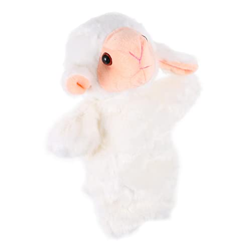 HANABASS 1 Stück Plüsch Schaf Handpuppe Weiches Tier für Interaktives Geschichtenerzählen Kreative Rollenspiele und Pädagogische Aktivitäten für Kindergarten HANABASS 1 Stück Plüsch Schaf Handpuppe Weiches Tier für Interaktives Geschichtenerzählen Kreative Rollenspiele und Pädagogische Aktivitäten für Kindergarten von HANABASS