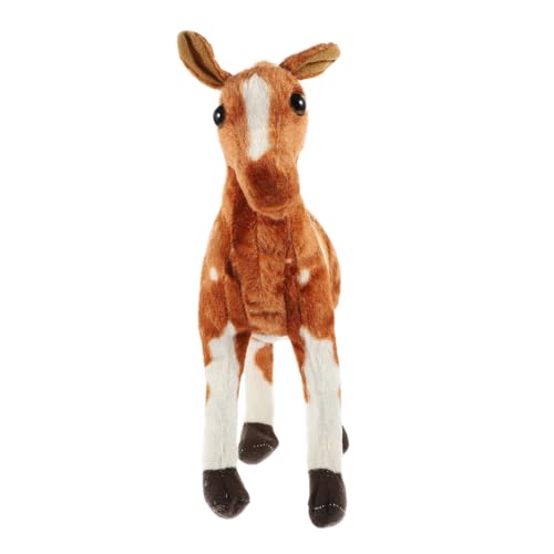 HANABASS 1 Stück Plüschpferd Kuscheltier Realistische Pferde Doll für für Geburtstage Dekoration für Zuhause oder Büro von HANABASS