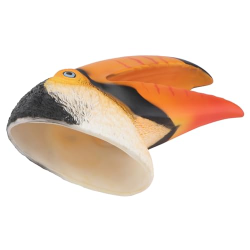HANABASS 1 Stück Toucan Handpuppe Interaktives Tier für Rotes Kuscheltier für Kreative Rollenspiele Pädagogisches Handpuppenspielzeug mit Realistischem Design HANABASS 1 Stück Toucan Handpuppe Interaktives Tier für Rotes Kuscheltier für Kreative Rollenspiele Pädagogisches Handpuppenspielzeug mit Realistischem Design von HANABASS