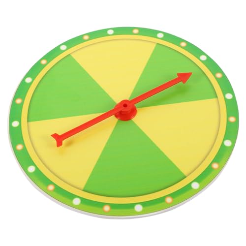 HANABASS 1 Stück spaß evengers Party Spiele spieleabend Match Karte Zeiger Hersteller Tischplatte Gewinnspielrad preisgekröntes Spinnrad Drehscheibe PVC Green von HANABASS
