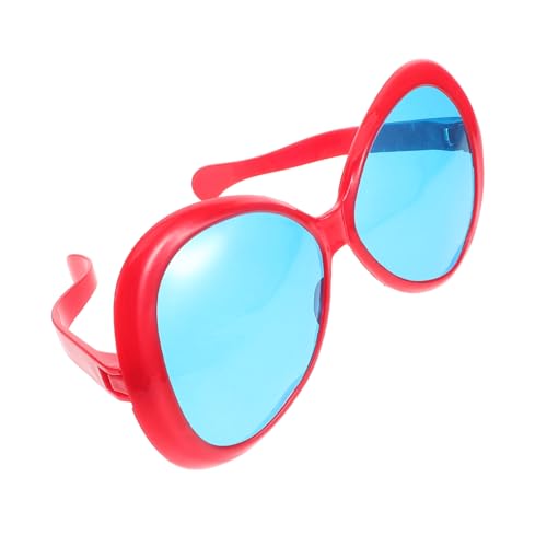 HANABASS 10 Riesige Sonnenbrille Sommer Sonnenbrille Clown-sonnenbrille Hawaiianische Party Bevorzugt Accessoires Für Die Sommerparty Hawaii-partyzubehör Rot Plastik HANABASS 10 Riesige Sonnenbrille Sommer Sonnenbrille Clown-sonnenbrille Hawaiianische Party Bevorzugt Accessoires Für Die Sommerparty Hawaii-partyzubehör Rot Plastik von HANABASS