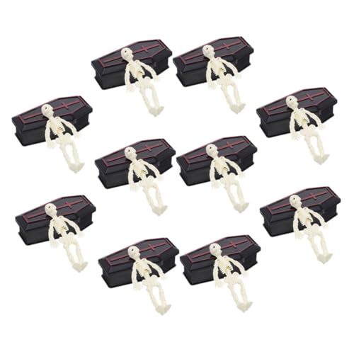 HANABASS 10 Sätze Halloween Scherzrequisiten Plastikkästen für Süßigkeiten Miniatur Dekoration Platzsparende Innenraumdekoration für Partys HANABASS 10 Sätze Halloween Scherzrequisiten Plastikkästen für Süßigkeiten Miniatur Dekoration Platzsparende Innenraumdekoration für Partys von HANABASS