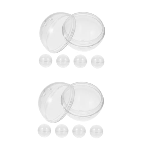 HANABASS 10 Stck. Teiliges Transparente Füllbare Kunststoffkugeln Runde Aufbewahrungsbehälter für Spielzeugautomaten Süßigkeiten und Geschenkideen Leichte Wiederverwendbare Füllkapseln HANABASS 10 Stck. Teiliges Transparente Füllbare Kunststoffkugeln Runde Aufbewahrungsbehälter für Spielzeugautomaten Süßigkeiten und Geschenkideen Leichte Wiederverwendbare Füllkapseln von HANABASS