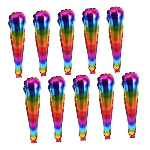 HANABASS 10 Stk. Teiliges Aufblasbare Cheerleader Sticks Leichte Rainbow Ballon Klatschstäbe Langlebig Tragbar für Sportveranstaltungen Geburtstagsfeiern Hochzeiten Karneval HANABASS 10 Stk. Teiliges Aufblasbare Cheerleader Sticks Leichte Rainbow Ballon Klatschstäbe Langlebig Tragbar für Sportveranstaltungen Geburtstagsfeiern Hochzeiten Karneval von HANABASS
