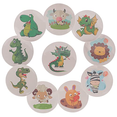HANABASS 10 Stück Aufkleber für die Urintemperatur Kindertoilette Aufkleber WC-Training Aufkleber Töpfchen-Trainingsaufkleber wiederverwendbar Töpfchen-Trainings-Aufkleber PVC von HANABASS