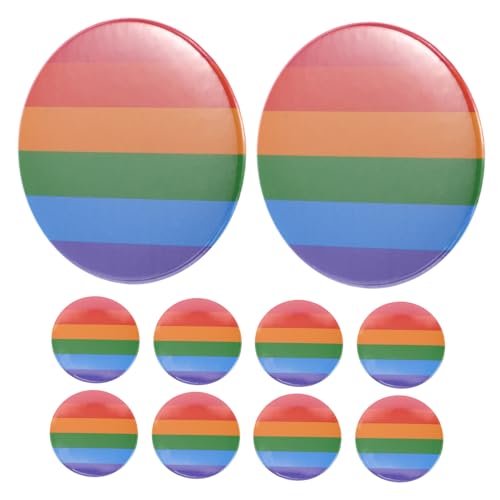 HANABASS 10 Stück Farbenfrohes Abzeichen Regenbogen-Anstecknadel Regenbogenabzeichen Abzeichenhalter Stolzstifte Stolz-Flagge-Pin Anstecknadeln für Krankenschwestern Eisen HANABASS 10 Stück Farbenfrohes Abzeichen Regenbogen-Anstecknadel Regenbogenabzeichen Abzeichenhalter Stolzstifte Stolz-Flagge-Pin Anstecknadeln für Krankenschwestern Eisen von HANABASS