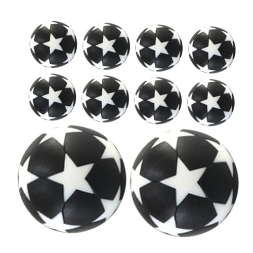 HANABASS 10 Stück Fußball Ersatzbälle für Tischfußball Miniatur Fußball für Spiele im Innenbereich HANABASS 10 Stück Fußball Ersatzbälle für Tischfußball Miniatur Fußball für Spiele im Innenbereich von HANABASS