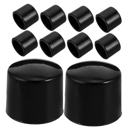 HANABASS 10 Stück Fußballmaschinenkappe Abdeckung Tischstange Fußballspieltisch Tischfußball-Tischplatte Weiß Ersatz-Kicker-Endkappen Kappen für Kickerstangen Plastik Black HANABASS 10 Stück Fußballmaschinenkappe Abdeckung Tischstange Fußballspieltisch Tischfußball-Tischplatte Weiß Ersatz-Kicker-Endkappen Kappen für Kickerstangen Plastik Black von HANABASS