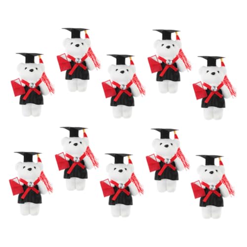HANABASS 10 Stück Graduierte Doktorbär Puppe Abschluss-Blumenstrauß- College-Abschlussdekorationen Blumenstrauß vorhanden Bär Puppe Figur Blumenstrauß Schaum HANABASS 10 Stück Graduierte Doktorbär Puppe Abschluss-Blumenstrauß- College-Abschlussdekorationen Blumenstrauß vorhanden Bär Puppe Figur Blumenstrauß Schaum von HANABASS