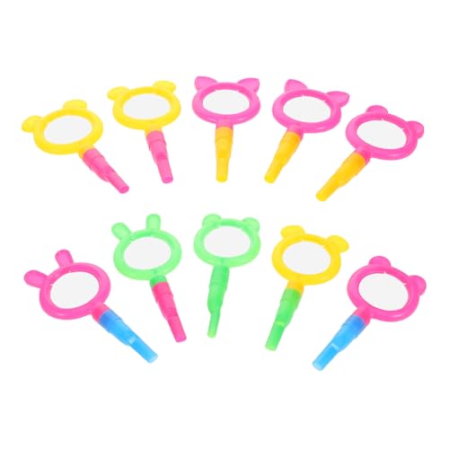 HANABASS 10 Stück Kinderspielzeug Krachmacher Für Party Lupe Für Mini -lupe Lupe Für Wissenschaftskinder Kinderpfeife Mit Lupe Pfeifen Detektiv Lupe Gefälschte Lupe Plastik von HANABASS