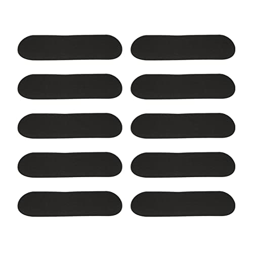 HANABASS 10 Stück Komfortable Schaumstoff Griptapes für Fingerboards Rutschfeste Aufkleber Schwarz für Verbesserten Halt und von HANABASS