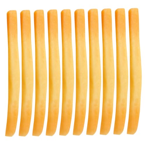 HANABASS 10 Stücke Künstliche Pommes Frites Satz Realistische Lebensmittelsimulation für Küche Restaurant Bar Dekorative Requisiten für Themenpartys und Buffets HANABASS 10 Stücke Künstliche Pommes Frites Satz Realistische Lebensmittelsimulation für Küche Restaurant Bar Dekorative Requisiten für Themenpartys und Buffets von HANABASS