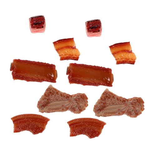 HANABASS 10 Stück Künstliche Schweinerippchen Teiliges aus Realistischen Fleischmodellen für Küchendekoration Fotorequisiten und Sammlerausstellungen HANABASS 10 Stück Künstliche Schweinerippchen Teiliges aus Realistischen Fleischmodellen für Küchendekoration Fotorequisiten und Sammlerausstellungen von HANABASS