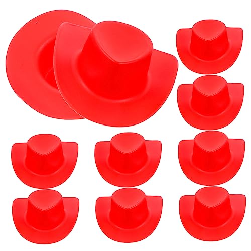 HANABASS 10 Stück Mini Cowboyhüte Westernhüte Kinderhüte Mädchen Schwarz Miniatur Puppenhüte Hellbrauner Hut Kostüm Rollenspielhüte Für Kindergeburtstag Blaue Party Kleine HANABASS 10 Stück Mini Cowboyhüte Westernhüte Kinderhüte Mädchen Schwarz Miniatur Puppenhüte Hellbrauner Hut Kostüm Rollenspielhüte Für Kindergeburtstag Blaue Party Kleine von HANABASS