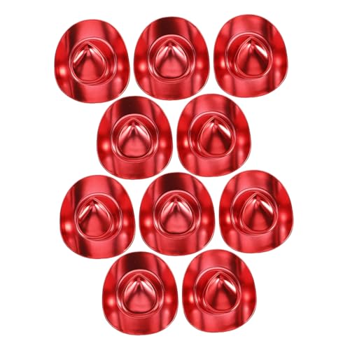 HANABASS 10 Stück Mini Cowgirl Hüte Miniatur Hüte für Puppendeko DIY Bastelprojekte Leichte Stabile Puppenhaus Accessoires für HANABASS 10 Stück Mini Cowgirl Hüte Miniatur Hüte für Puppendeko DIY Bastelprojekte Leichte Stabile Puppenhaus Accessoires für von HANABASS