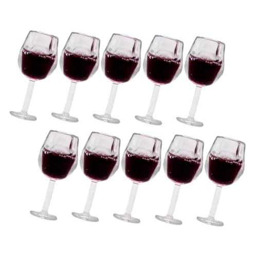HANABASS 10 Stück Mini Weinglas Puppenbecher Gläser Kelch Miniatur Kleine Requisite Echte Winzige Waage Mikro Unzerbrechlich Getränkebecher Accessoire Tasse Küche Resin HANABASS 10 Stück Mini Weinglas Puppenbecher Gläser Kelch Miniatur Kleine Requisite Echte Winzige Waage Mikro Unzerbrechlich Getränkebecher Accessoire Tasse Küche Resin von HANABASS
