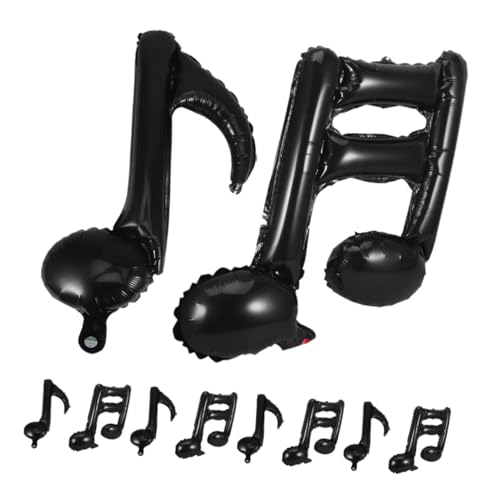 HANABASS 10 Stück Musiknoten Folienballons Aluminium Luftballons für Geburtstagsfeiern Musik Themenpartys und Dekoration Einfache Handhabung Auffälliges Design für Unvergessliche Fotos HANABASS 10 Stück Musiknoten Folienballons Aluminium Luftballons für Geburtstagsfeiern Musik Themenpartys und Dekoration Einfache Handhabung Auffälliges Design für Unvergessliche Fotos von HANABASS