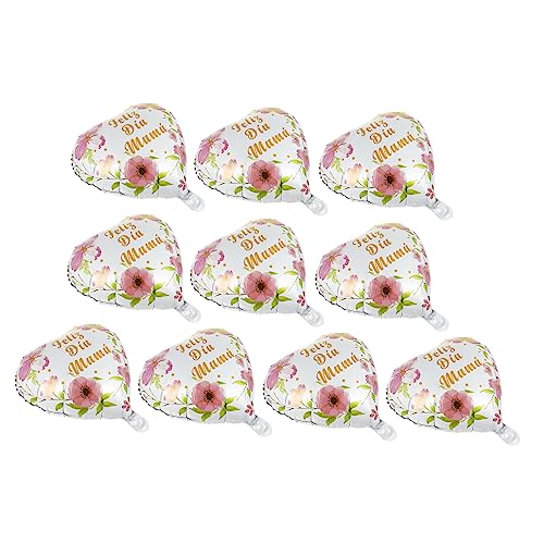 HANABASS 10 Stück Muttertag Folienballons Herzballons mit Blumenmuster Deko für Feiern Geburtstagsfeiern und Besondere Anlässe Selbstverschließend HANABASS 10 Stück Muttertag Folienballons Herzballons mit Blumenmuster Deko für Feiern Geburtstagsfeiern und Besondere Anlässe Selbstverschließend von HANABASS