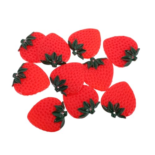 HANABASS 10 Stück Obst-Modell Künstliche Nahrungsmittel Zur Ausstellung Falsches Erdbeerdekor Künstliche Fruchtdekoration Kunstobst Aus Der Küche Künstliche Obstdekoration PVC Rot HANABASS 10 Stück Obst-Modell Künstliche Nahrungsmittel Zur Ausstellung Falsches Erdbeerdekor Künstliche Fruchtdekoration Kunstobst Aus Der Küche Künstliche Obstdekoration PVC Rot von HANABASS