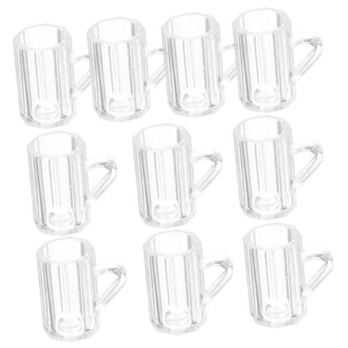 HANABASS 10 Stück Puppenhaus-Modell Mini-kaffeetassen Mini -wasserbecher Miniaturbecher Aus Kunststoff Miniaturen Mini-teetasse Miniaturdekoration Mini- Mini-Becher Transparent Abs HANABASS 10 Stück Puppenhaus-Modell Mini-kaffeetassen Mini -wasserbecher Miniaturbecher Aus Kunststoff Miniaturen Mini-teetasse Miniaturdekoration Mini- Mini-Becher Transparent Abs von HANABASS
