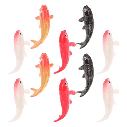 HANABASS 10 Stück Puppenhaus-Modell Schwebend Simulieren Künstlich Miniatur Klein Realistisch Mikro Winzig Mini -Aquarium Figur Tank Fischschimmel Mini-Fische Fisch Zeug Plastik HANABASS 10 Stück Puppenhaus-Modell Schwebend Simulieren Künstlich Miniatur Klein Realistisch Mikro Winzig Mini -Aquarium Figur Tank Fischschimmel Mini-Fische Fisch Zeug Plastik von HANABASS