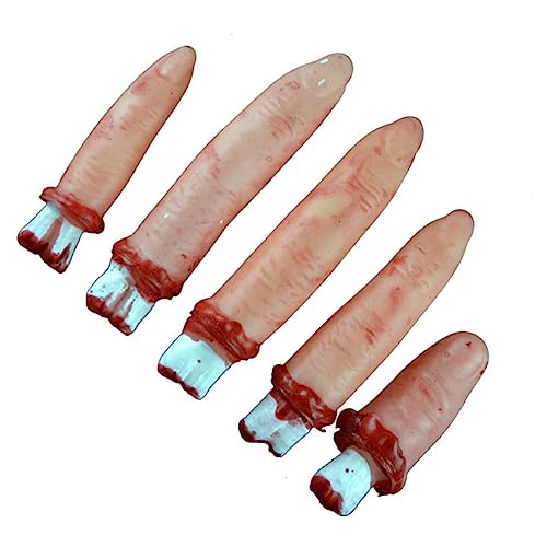 HANABASS 10 Stück Requisiten Gebrochener Finger Halloween-Requisiten Beängstigend Halloween -Dekorationen von HANABASS