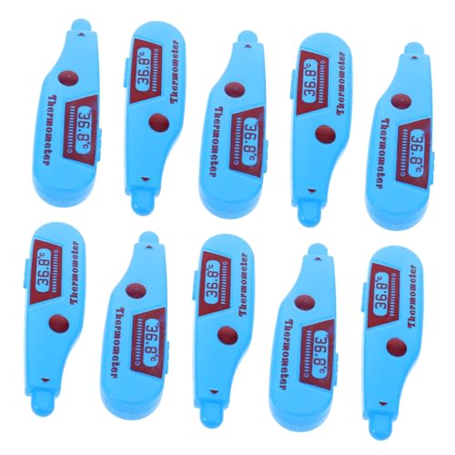 HANABASS 10 Stück Teiliges Arzt Thermometer Realistisch Arztzubehör für Rollenspiel Verkleiden Lernspielzeug Ab Jahren Kreatives von HANABASS
