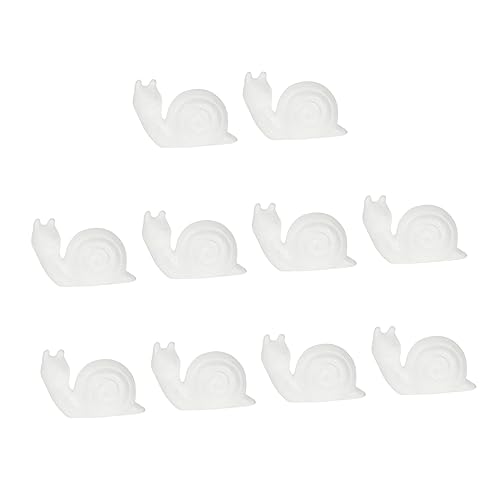 HANABASS 10 Stück Teiliges DIY Schaumstoffmodell Schneckenform Bastelset für Kreative Malerei und Dekoration für Kreative Projekte von HANABASS